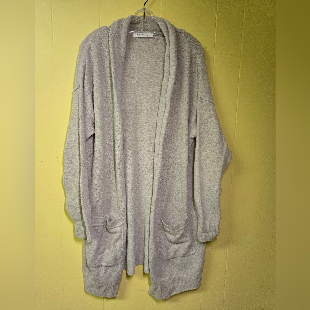 Cozy Gray Women's Cardigan Sweater